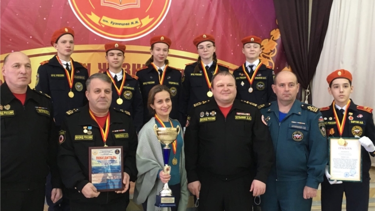 Команда Новочебоксарского кадетского лицея заняла 1 место в первенстве по спасательному многоборью на воде «Ильинская волна 2021»